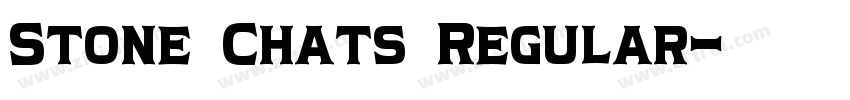 Stone Chats Regular字体转换